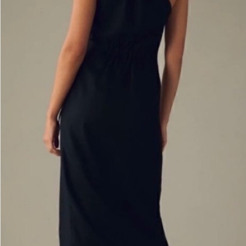 Anthropologie Black One Shoulder Dress. NWT. - Picture 3 of 4